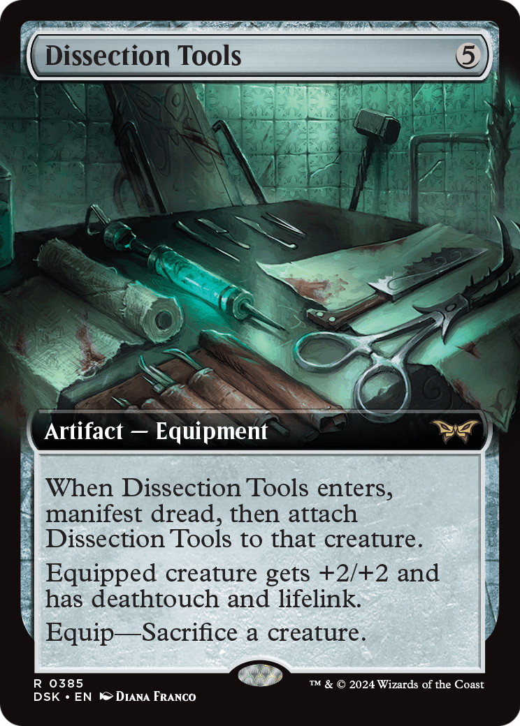 Dissection Tools (Extended Art) (DSK-385) [Duskmourn: House of Horror] Foil