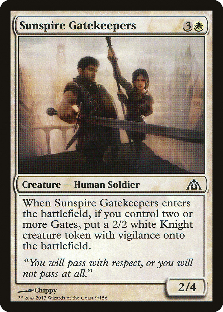 Sunspire Gatekeepers (DGM-009) [Dragon's Maze]
