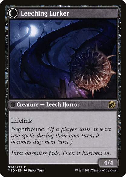 Curse of Leeches (MID-094) [Innistrad: Midnight Hunt] Foil