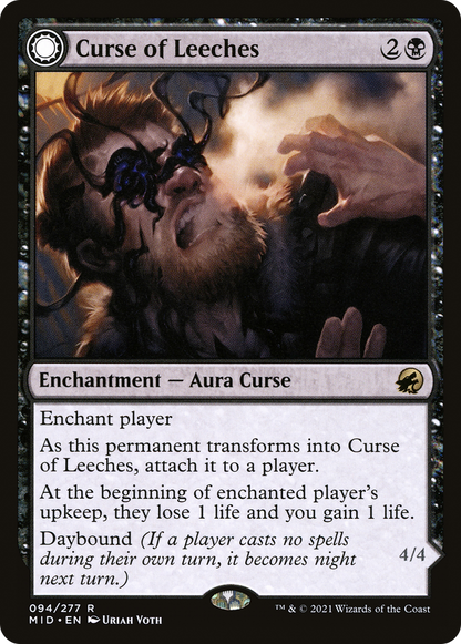 Curse of Leeches (MID-094) [Innistrad: Midnight Hunt]