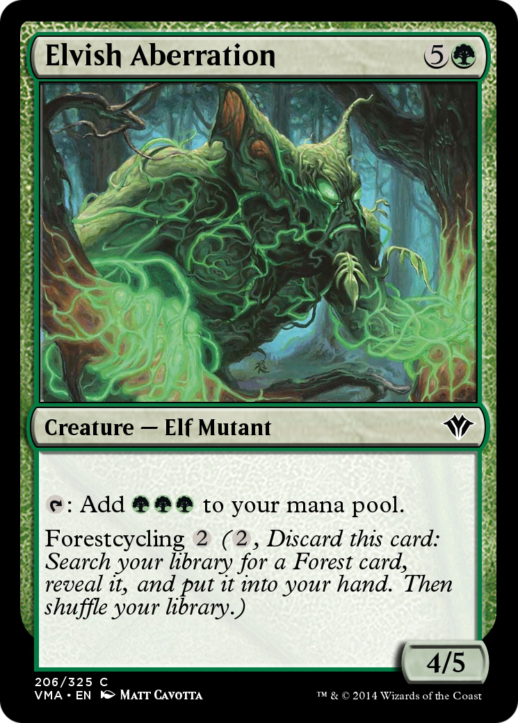 Elvish Aberration (VMA-206) [Vintage Masters] Foil