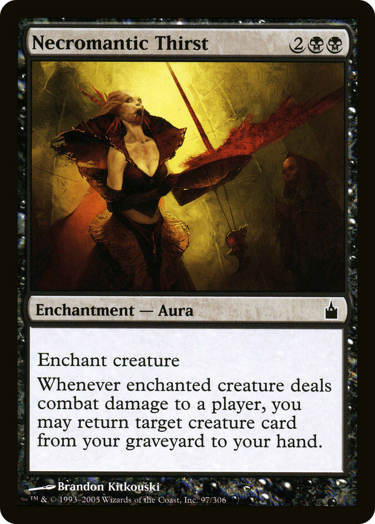 Necromantic Thirst (RAV-097) [Ravnica: City of Guilds]