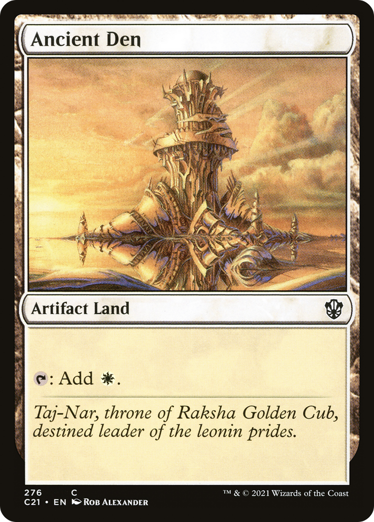 Ancient Den (C21-276) [Commander 2021]