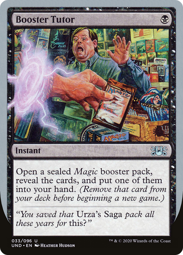 Booster Tutor (UND-033) [Unsanctioned]