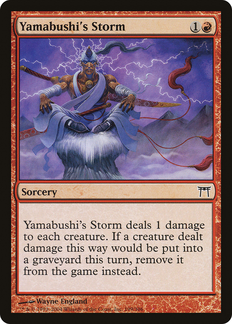 Yamabushi's Storm (CHK-199) [Champions of Kamigawa]