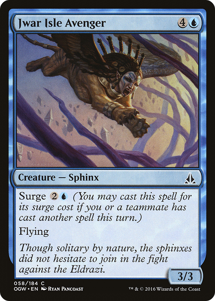 Jwar Isle Avenger (OGW-058) [Oath of the Gatewatch]