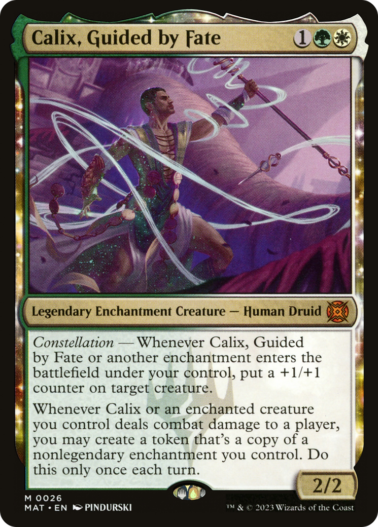 Calix, Guided by Fate (MAT-026) [March of the Machine: The Aftermath]