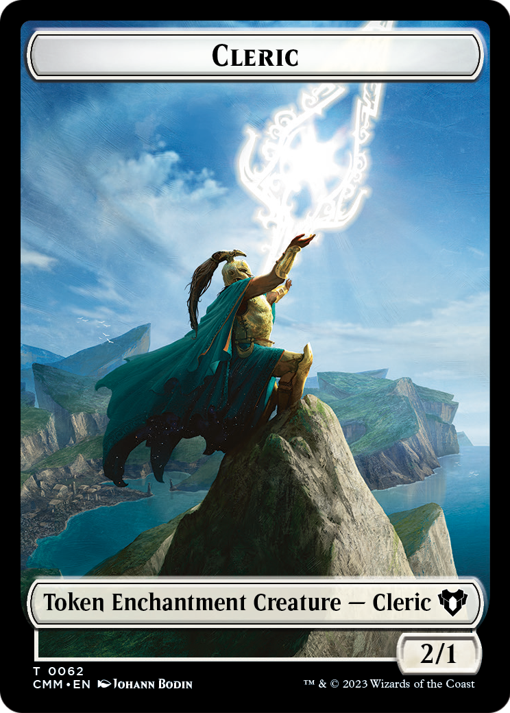 Cleric (TCMM-062) [Commander Masters Tokens] Foil
