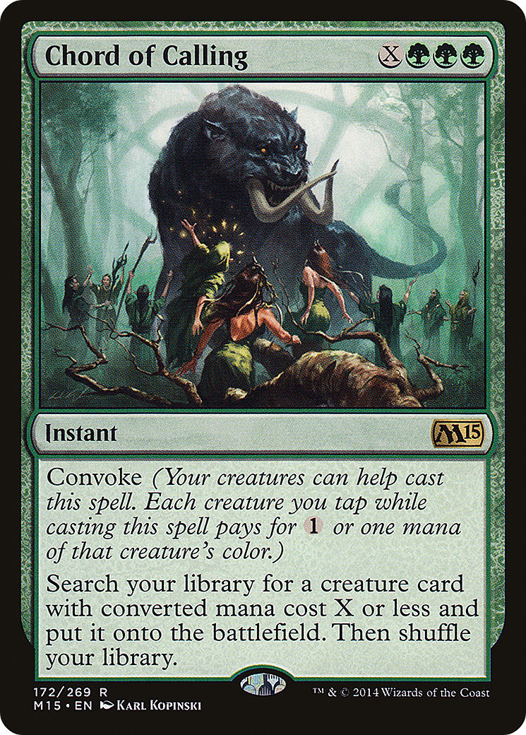 Chord of Calling (M15-172) [Magic 2015] Foil