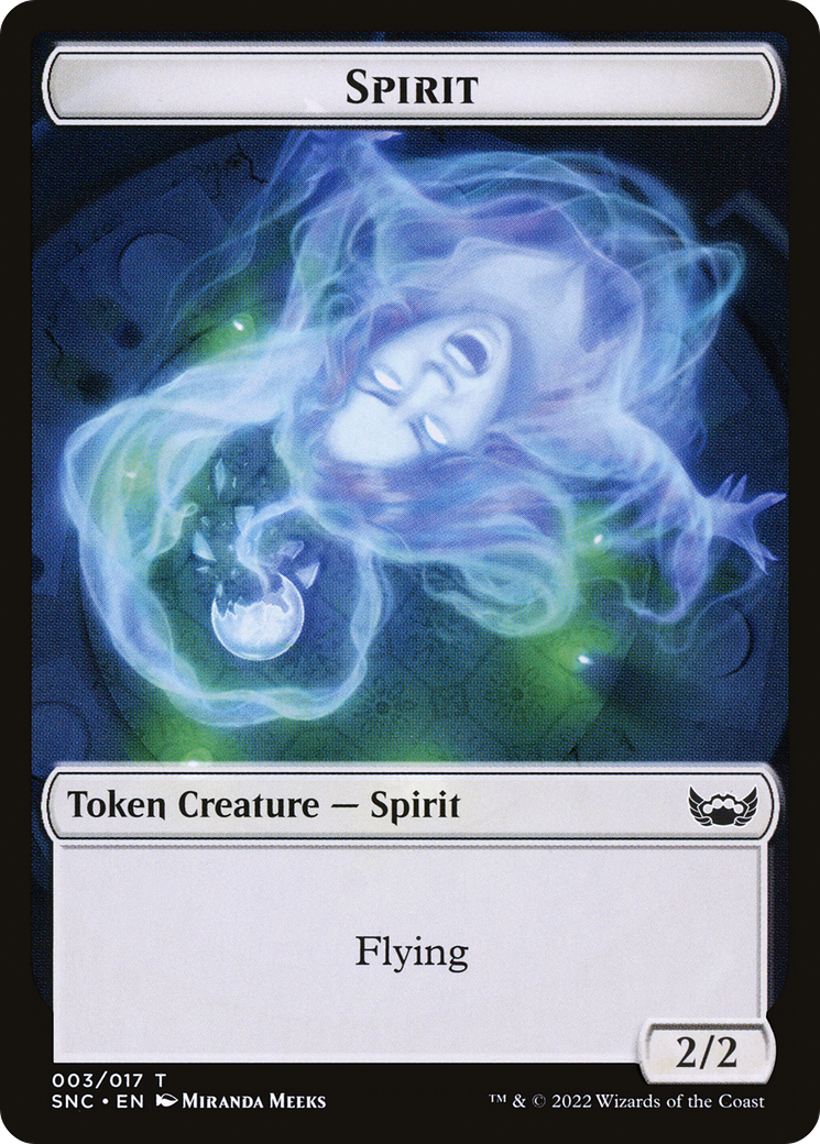 Spirit (TSNC-003) [Streets of New Capenna Tokens]