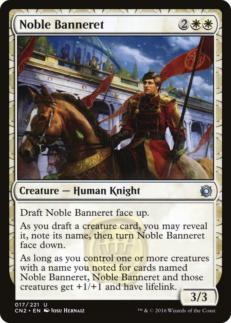 Noble Banneret (CN2-017) [Conspiracy: Take the Crown] Foil