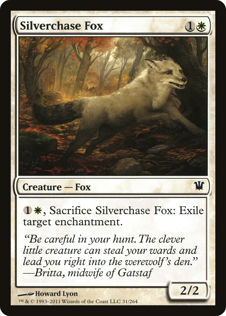 Silverchase Fox (ISD-031) [Innistrad]