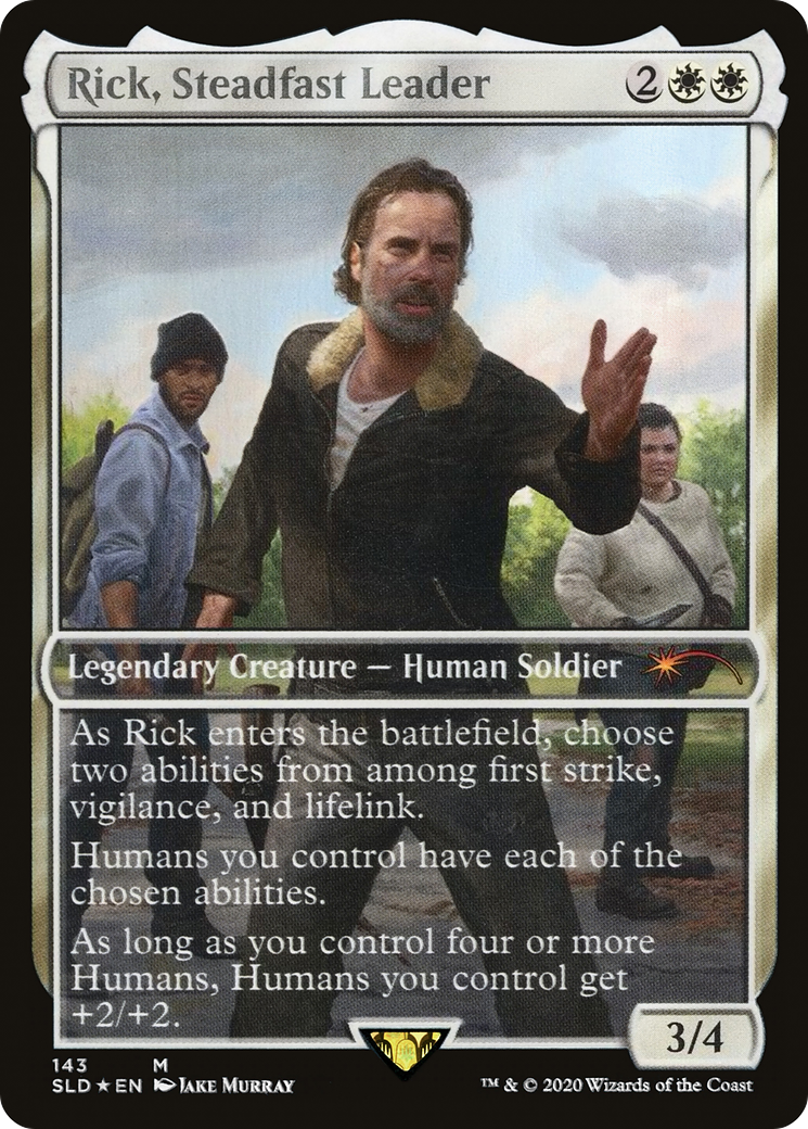 Rick, Steadfast Leader (SLD-143) [Secret Lair Drop] Foil