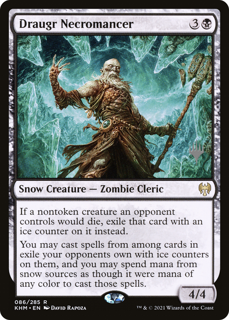 Draugr Necromancer (PPKHM-086) [Promo Pack: Kaldheim Promos]