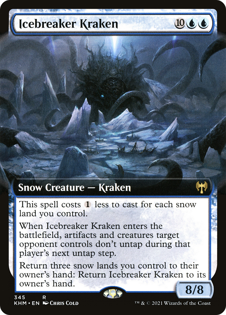 Icebreaker Kraken (Extended Art) (KHM-345) [Kaldheim] Foil