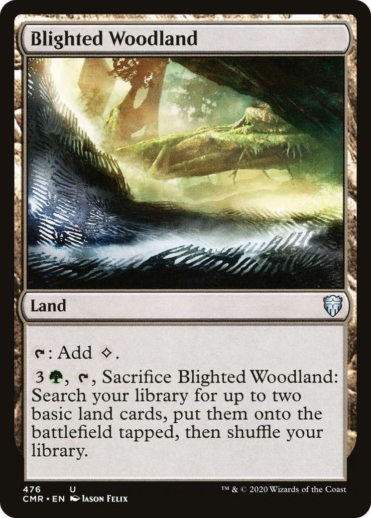 Blighted Woodland (CMR-476) [Commander Legends]