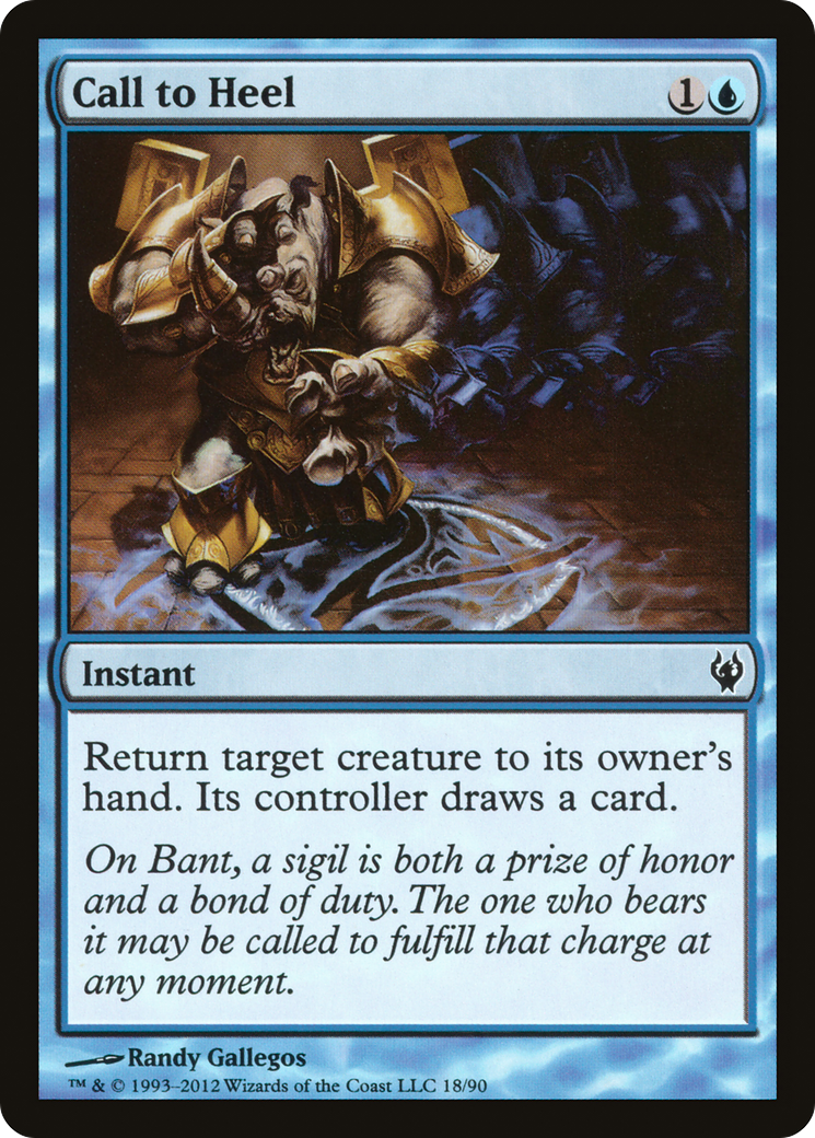 Call to Heel (DDJ-018) [Duel Decks: Izzet vs. Golgari]