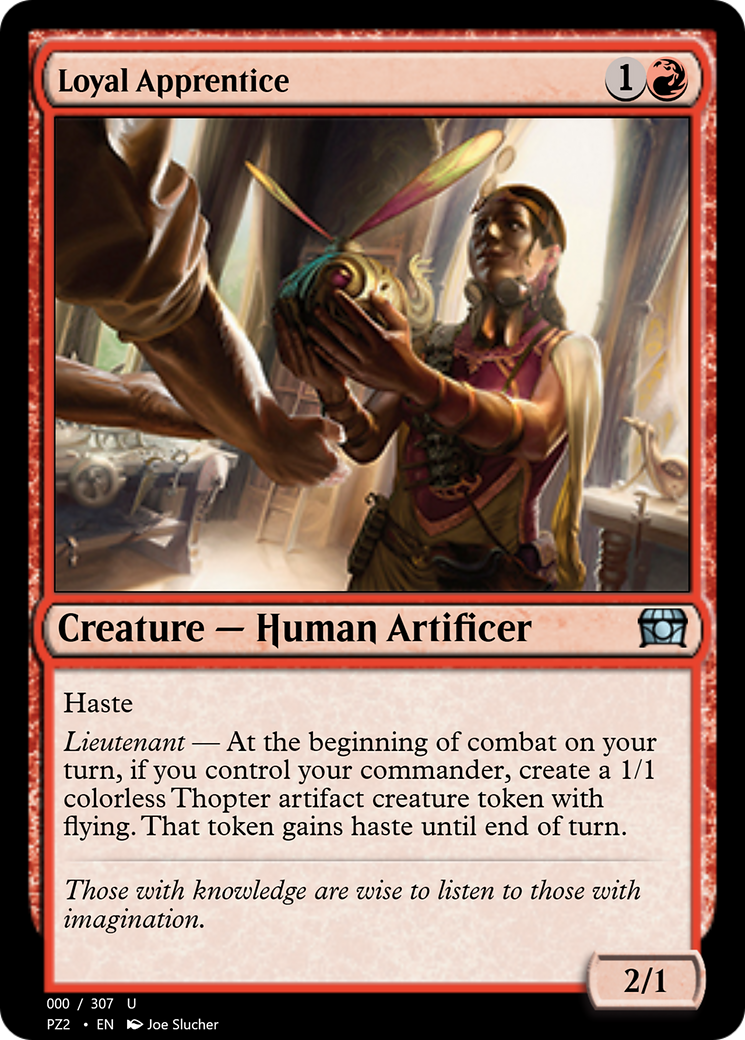 Loyal Apprentice (PZ2-70753) [Treasure Chest]