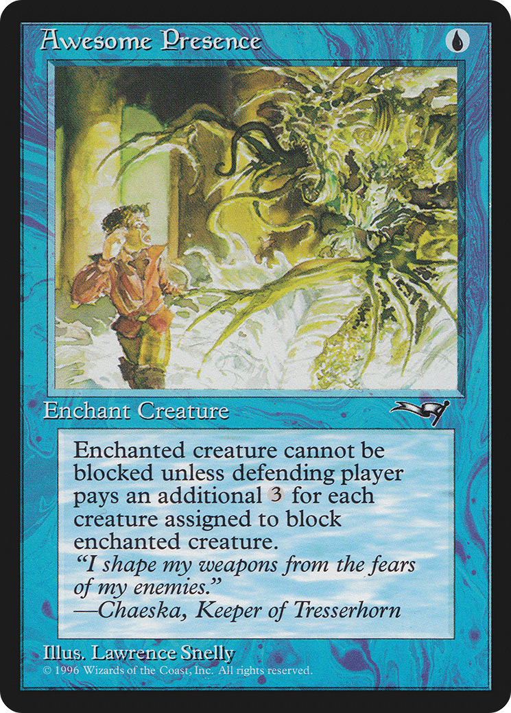 Awesome Presence (Man Being Chased) (ALL-035) [Alliances]