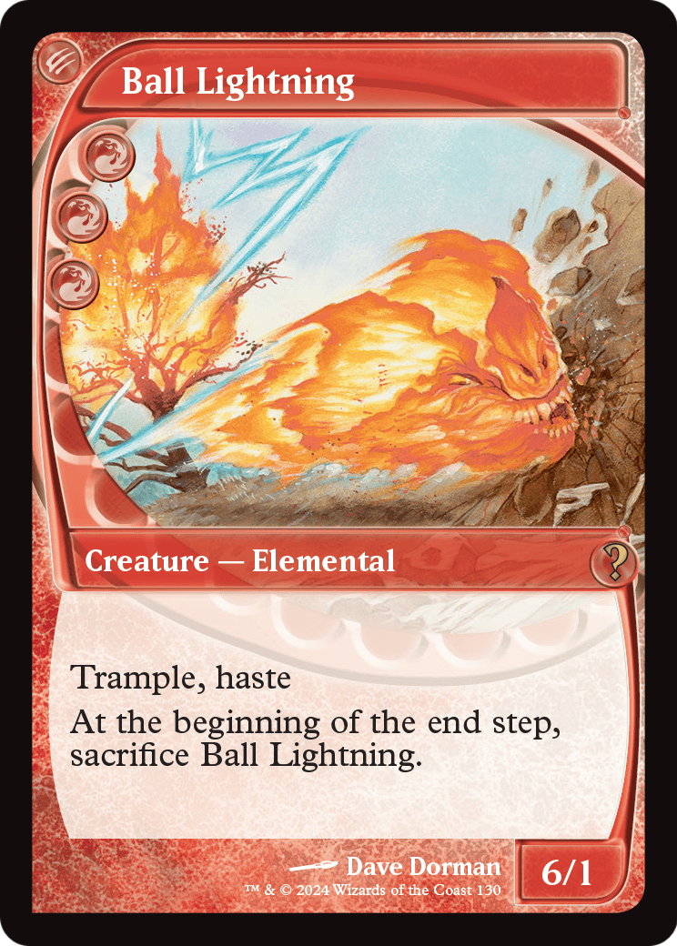 Ball Lightning (Future Sight) (MB2-130) [Mystery Booster 2]