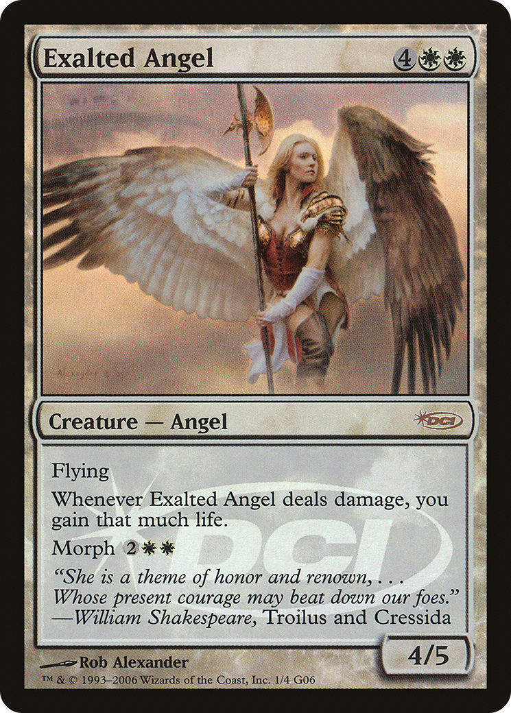 Exalted Angel (JDG-001) [Judge Gift Cards 2006] Foil