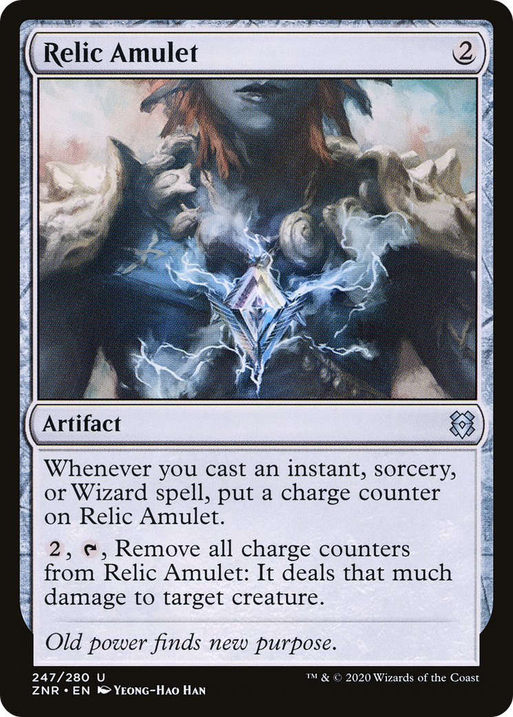 Relic Amulet (ZNR-247) [Zendikar Rising] Foil
