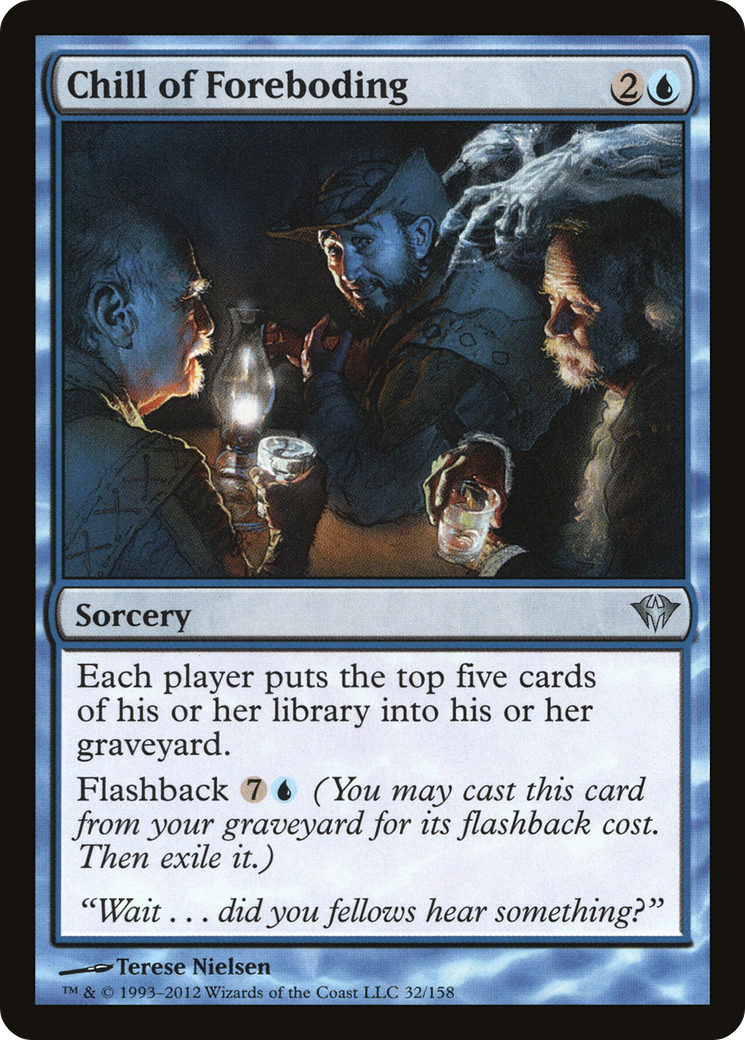 Chill of Foreboding (DKA-032) [Dark Ascension] Foil