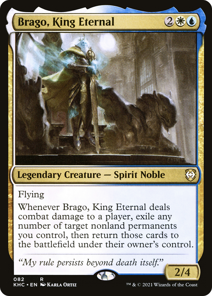 Brago, King Eternal (KHC-082) [Kaldheim Commander]