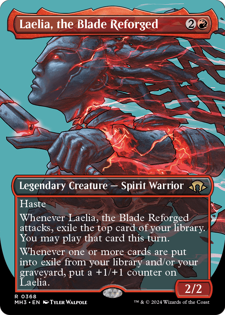 Laelia, the Blade Reforged (Borderless) (MH3-368) [Modern Horizons 3]