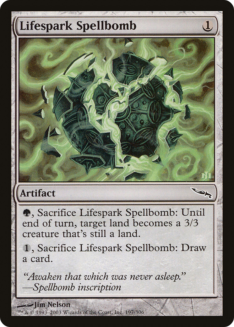 Lifespark Spellbomb (MRD-197) [Mirrodin] Foil