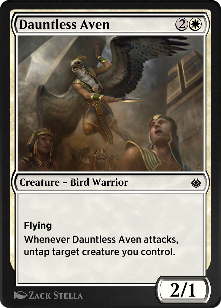 Dauntless Aven (AKR-012) [Amonkhet Remastered]
