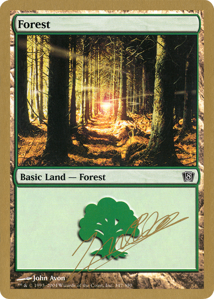 Forest (347) - 2004 Julien Nuijten (8ED) [World Championship Decks 2004]