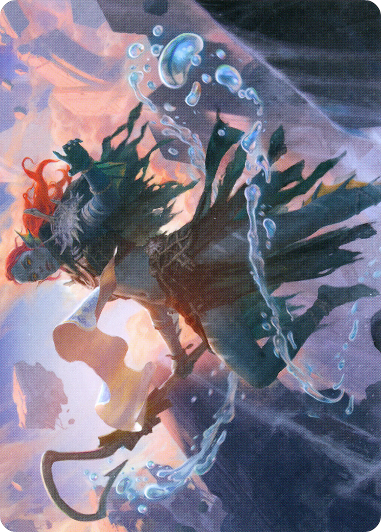 Expedition Diviner // Expedition Diviner (AZNR-047) (Borderless) [Zendikar Rising Art Series] Foil