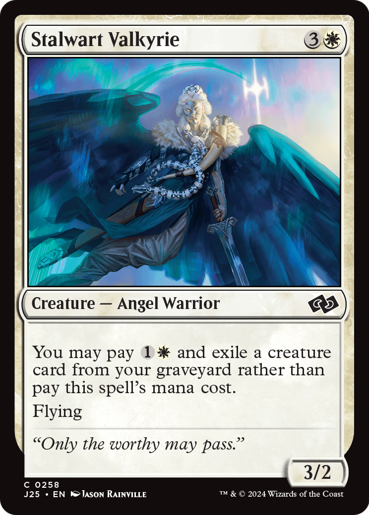 Stalwart Valkyrie (J25-258) [Foundations Jumpstart]
