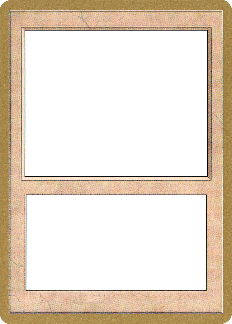Blank Card (PTC-000) [Pro Tour Collector Set]