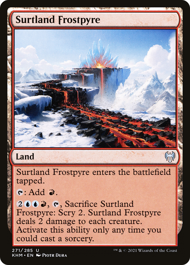 Surtland Frostpyre (KHM-271) [Kaldheim] Foil