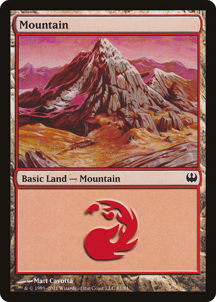 Mountain (DDG-081) [Duel Decks: Knights vs. Dragons]