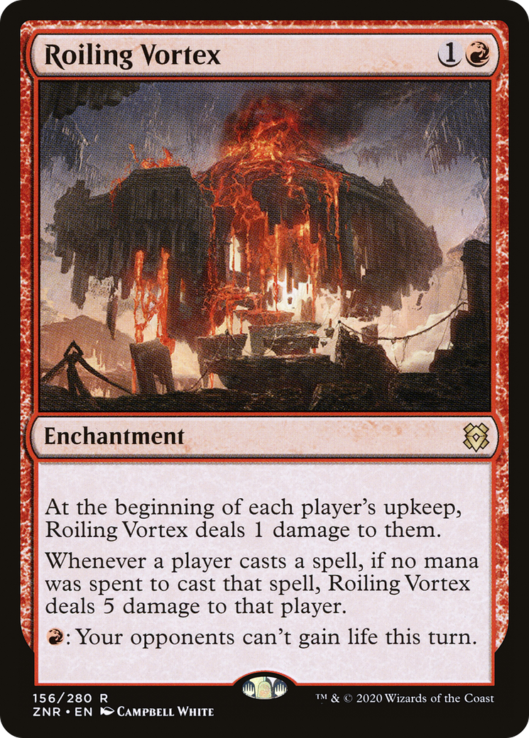 Roiling Vortex (ZNR-156) [Zendikar Rising] Foil