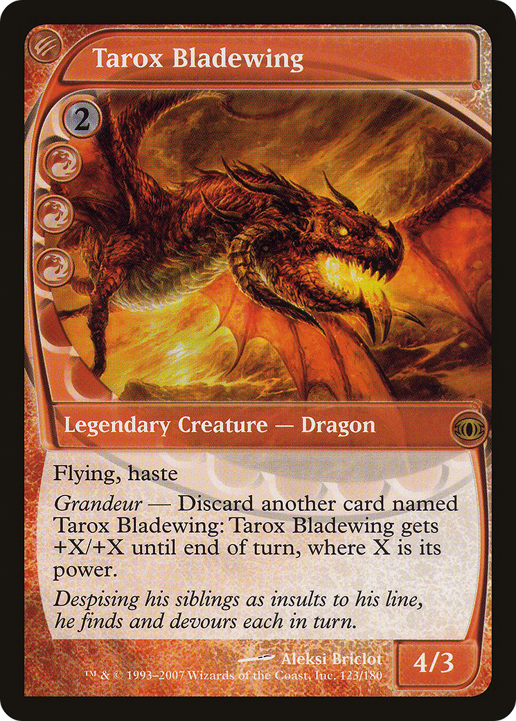 Tarox Bladewing (FUT-123) [Future Sight] Foil