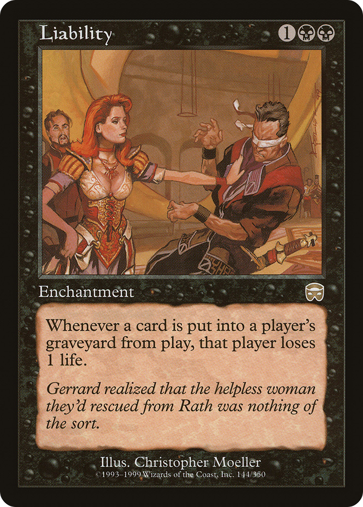 Liability (MMQ-144) [Mercadian Masques] Foil