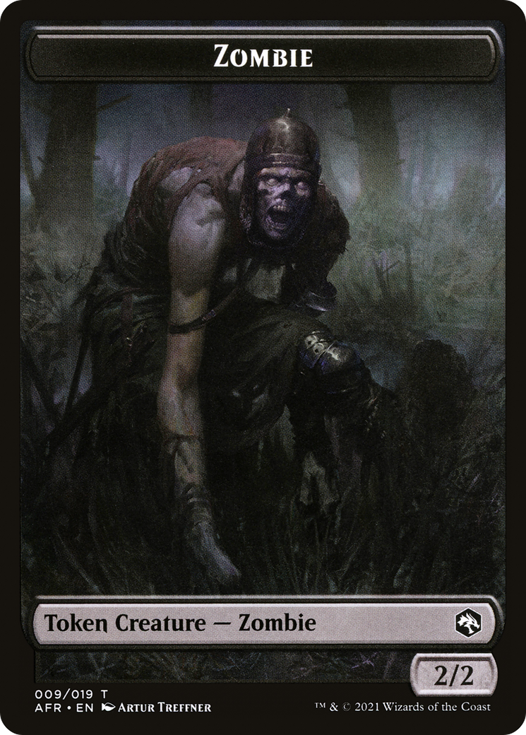 Zombie Token (AFR-009) [Adventures in the Forgotten Realms Tokens]