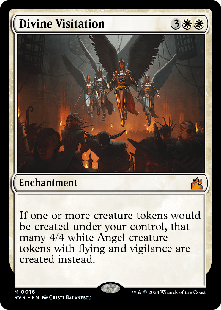 Divine Visitation (RVR-016) [Ravnica Remastered] Foil