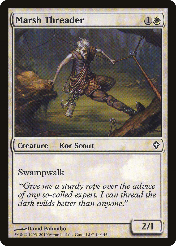 Marsh Threader (WWK-014) [Worldwake] Foil