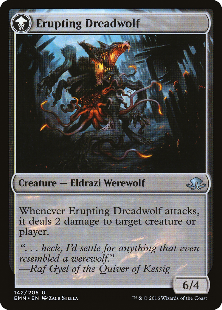 Smoldering Werewolf (EMN-142) [Eldritch Moon] Foil