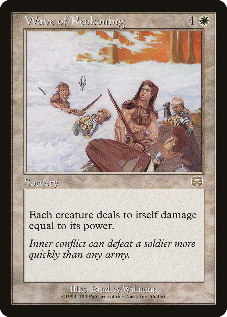 Wave of Reckoning (MMQ-056) [Mercadian Masques] Foil