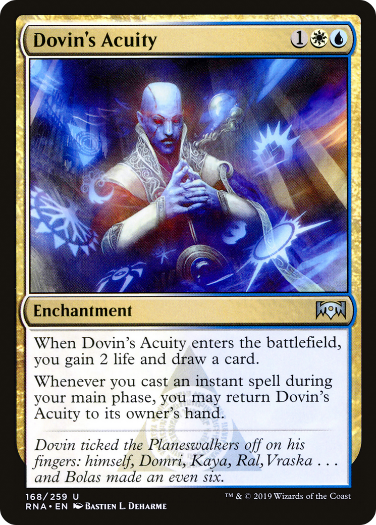 Dovin's Acuity (RNA-168) [Ravnica Allegiance] Foil