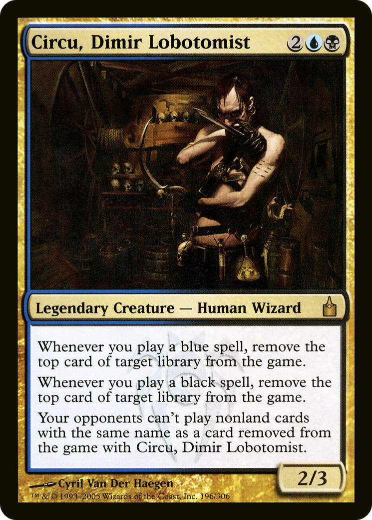 Circu, Dimir Lobotomist (RAV-196) [Ravnica: City of Guilds] Foil