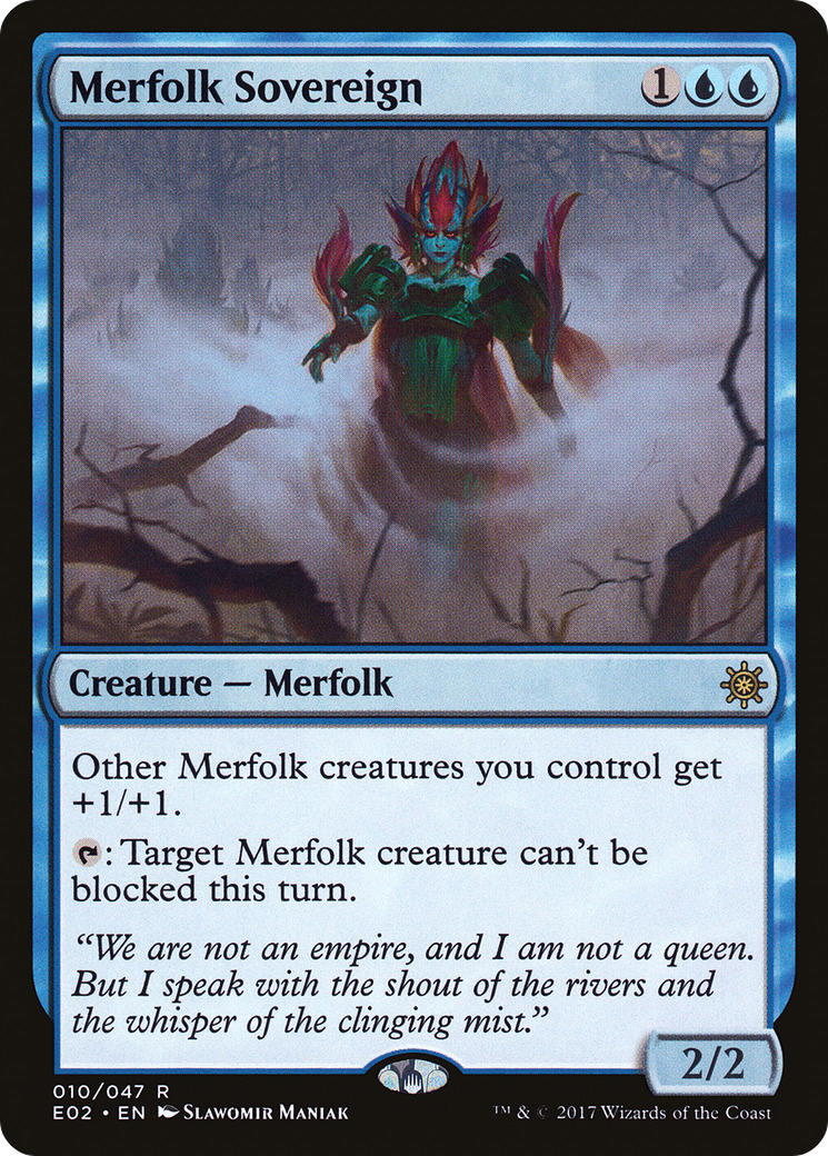 Merfolk Sovereign (E02-010) [Explorers of Ixalan]