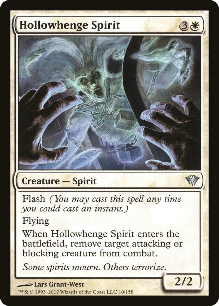 Hollowhenge Spirit (DKA-010) [Dark Ascension] Foil