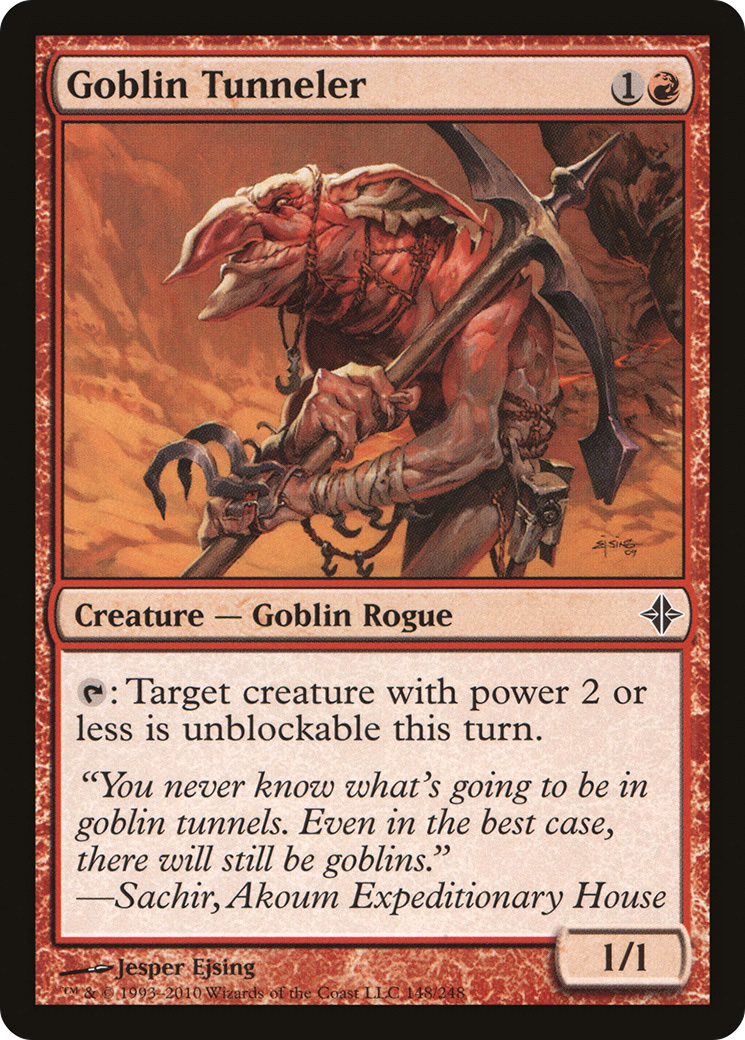 Goblin Tunneler (ROE-148) [Rise of the Eldrazi] Foil